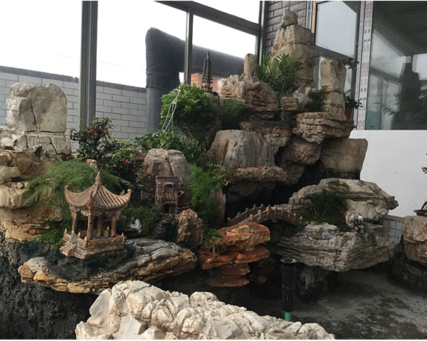 室外假山
