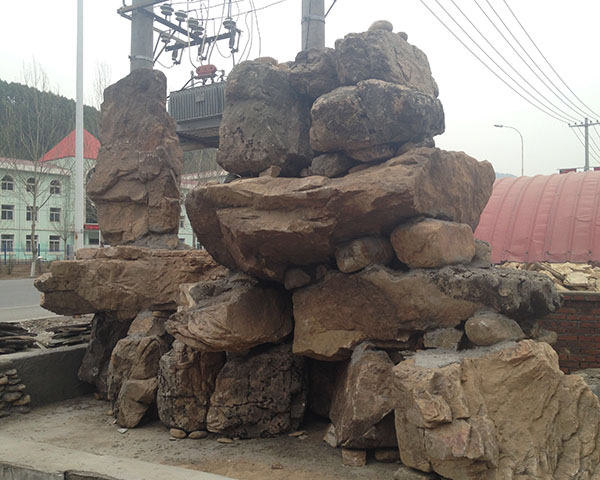 室外假山